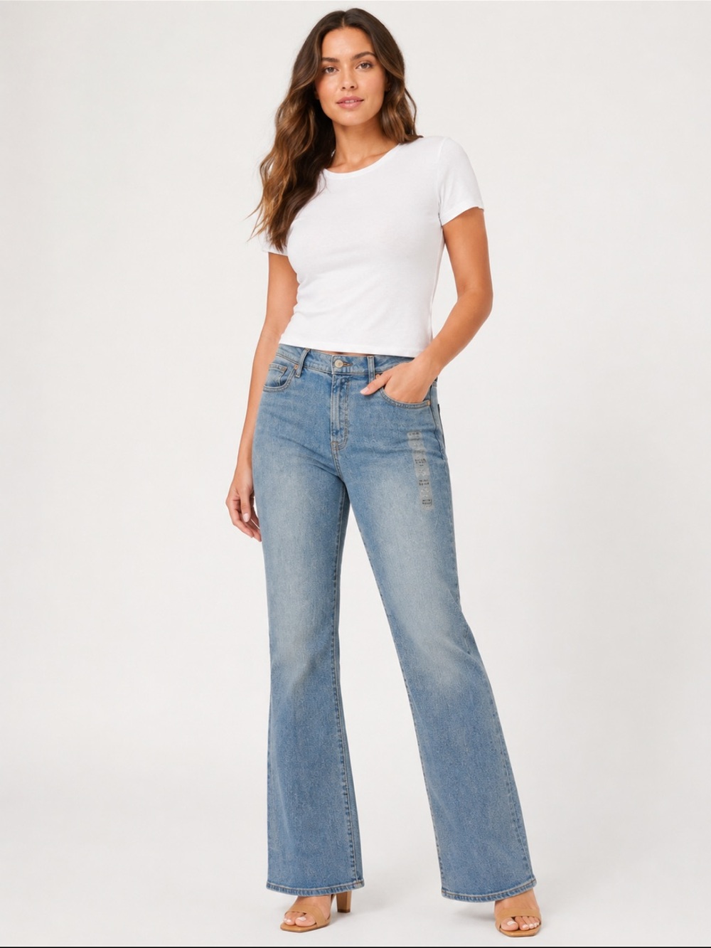 Gap Mid Rise Bootcut Jeans Light Wash Size 14 32R NWT